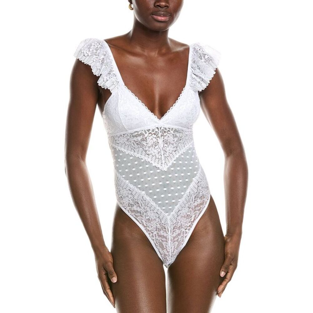 Mucci Womens Paola Bodysuit, White
